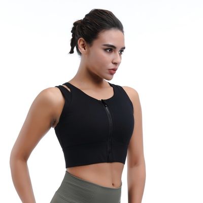 Nahtloser Racerback Sport BH Leichtgewicht für Laufen Radfahren &amp; Pilates