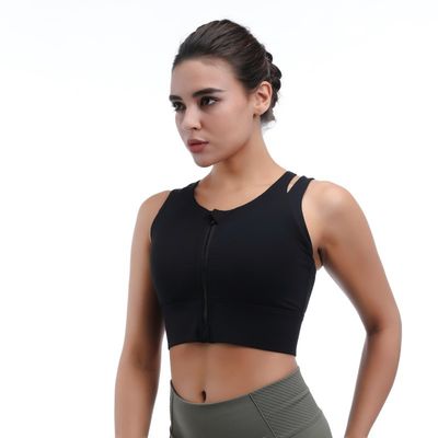 Nahtloser Racerback Sport BH Leichtgewicht für Laufen Radfahren &amp; Pilates