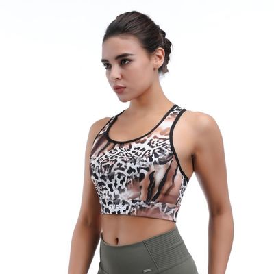 Nahtloser Racerback Sport BH Kaffefrei für Laufen Radfahren &amp; Pilates