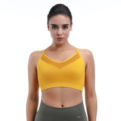 Yoga-Sport-BH nahtloser Racerback und verstellbare Gurte für Komfort