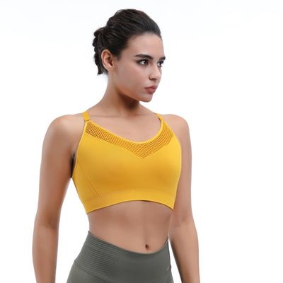 Yoga-Sport-BH nahtloser Racerback und verstellbare Gurte für Komfort