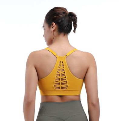 Yoga-Sport-BH nahtloser Racerback und verstellbare Gurte für Komfort