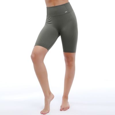 High Waist Yoga Shorts für Frauen Keine Seiten Nähte Bauchkontrolle Anti-Rafe